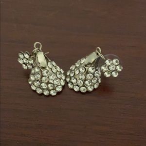 silver earrings